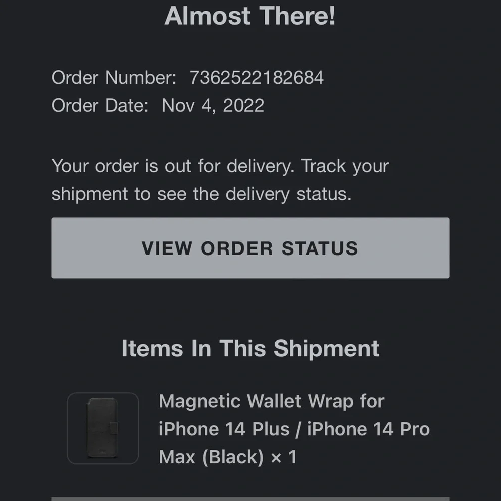 Sena Magnetic Wallet Wrap for iPhone 14 / iPhone 14 Pro (Black)